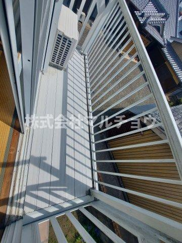 エントピアなかむらのバルコニー|陽当たり良好なバルコニーです