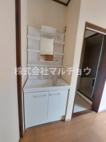 エントピアなかむらの独立洗面台|独立洗面台、朝の身支度には欠かせません