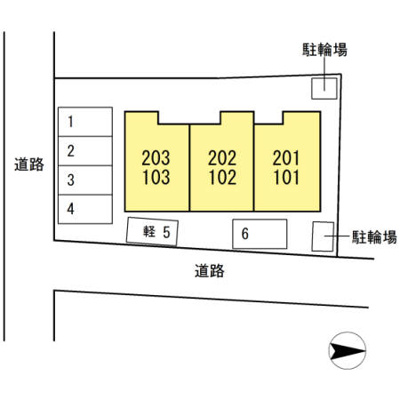 【区画図】 | フルール中村