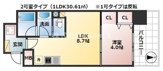 【間取り】 | ブエナビスタ上町