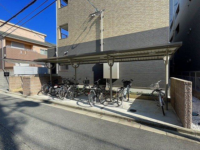 アルドゥル三条奈良Ⅱのその他共用部分|駐輪場完備です