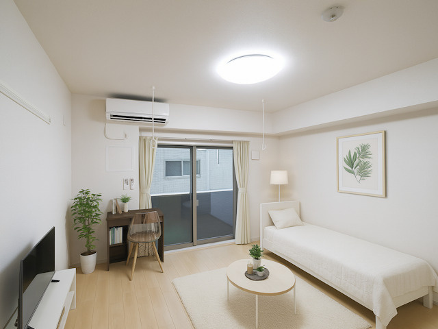 アルドゥル三条奈良Ⅱの居間・リビング|CGで家具等を配置したもので家具等は含まれません