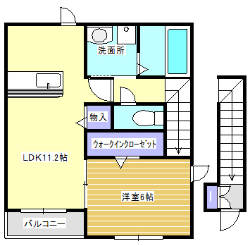 Cozy courtの間取り