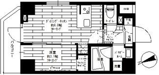 【間取り】 | ステージグランデ早稲田