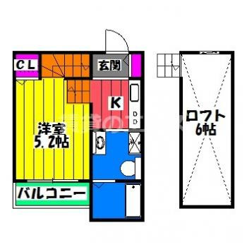 【間取り】 | プレジール南福岡 | プレジール南福岡の間取り