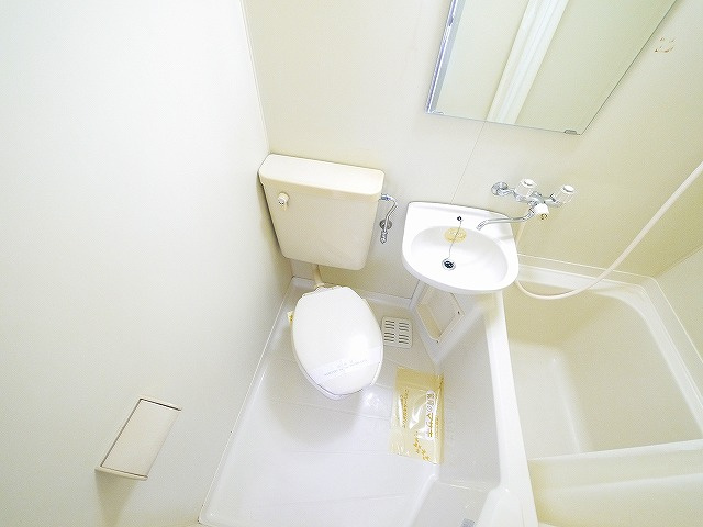 Kハイツのトイレ|落ち着いた色調のトイレです