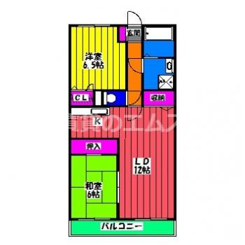 【間取り】 | シックス板付 | シックス板付の間取り