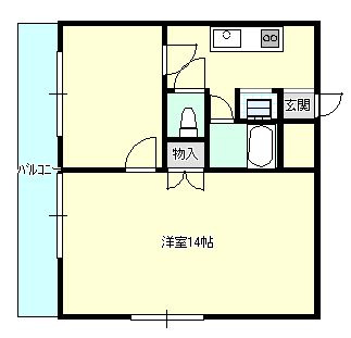 台東区千束３丁目の賃貸マンションの間取り