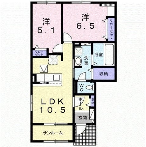 エスポワールの間取り