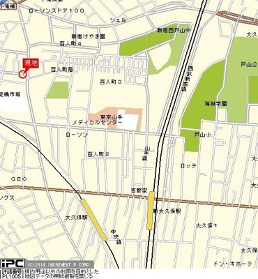 【地図】 | フェニックス北新宿エルミタージュ