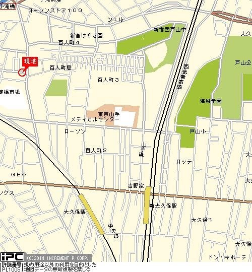 【地図】 | フェニックス北新宿エルミタージュ