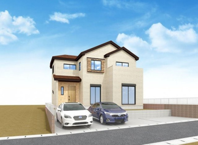 【外観パース】 | 逆井２丁目戸建