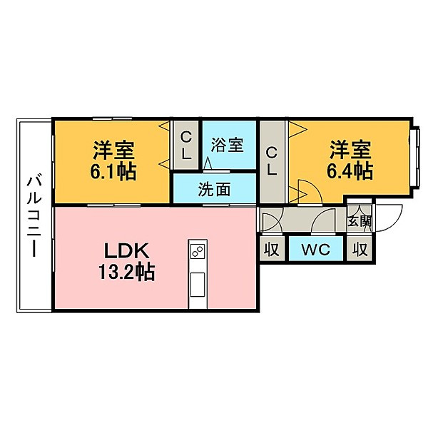 プラザ社田【キャッシュバック対象物件】の間取り