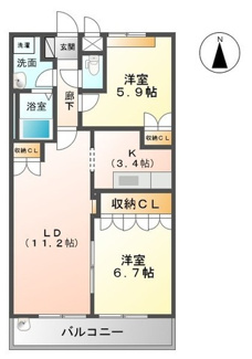 【間取り】 | フォレストヴィラⅠ