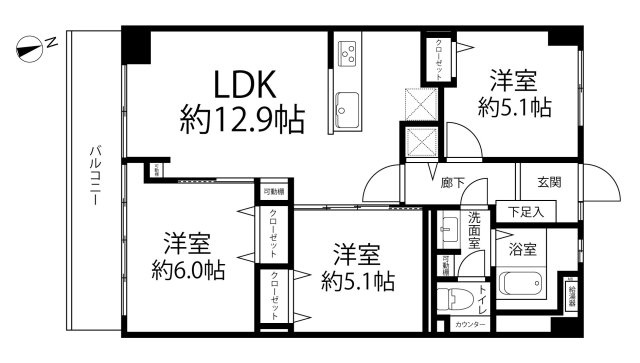 南砂四丁目住宅　８階　リ　ノベーション