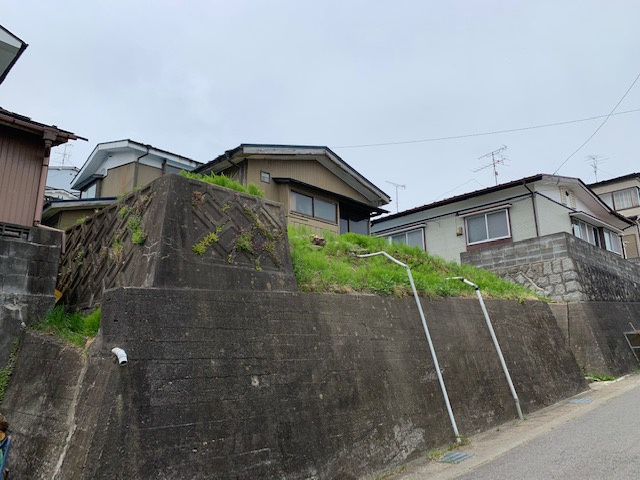 宮古市中里団地の外観