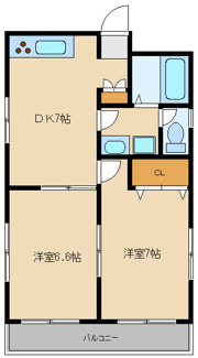 【間取り】 | サンパーク梶ヶ谷 | 間取り図
