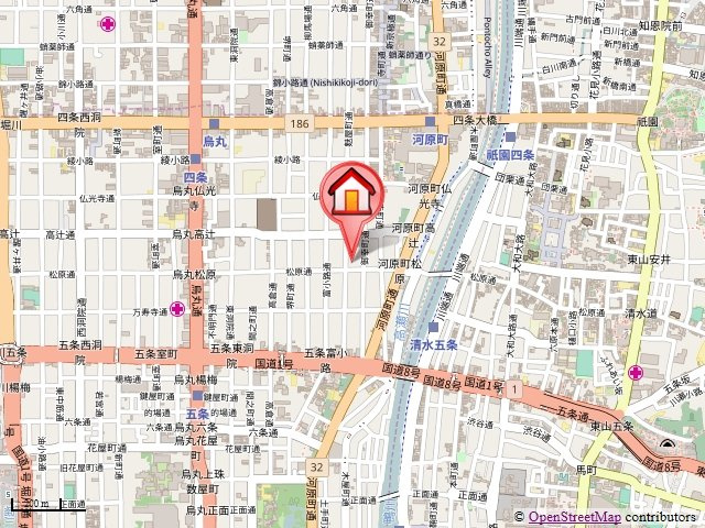 ワイズコートの地図