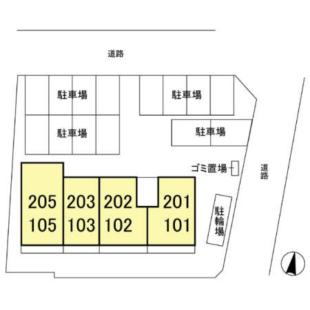 グラシアスの区画図