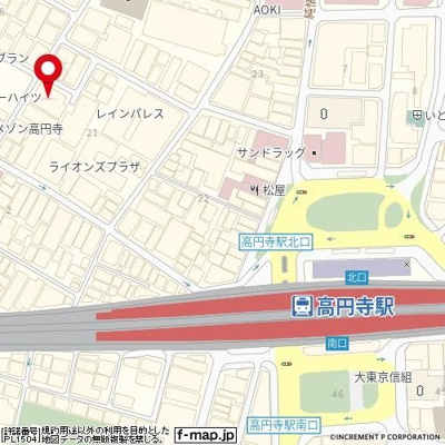 【地図】 | スターハイツ高円寺