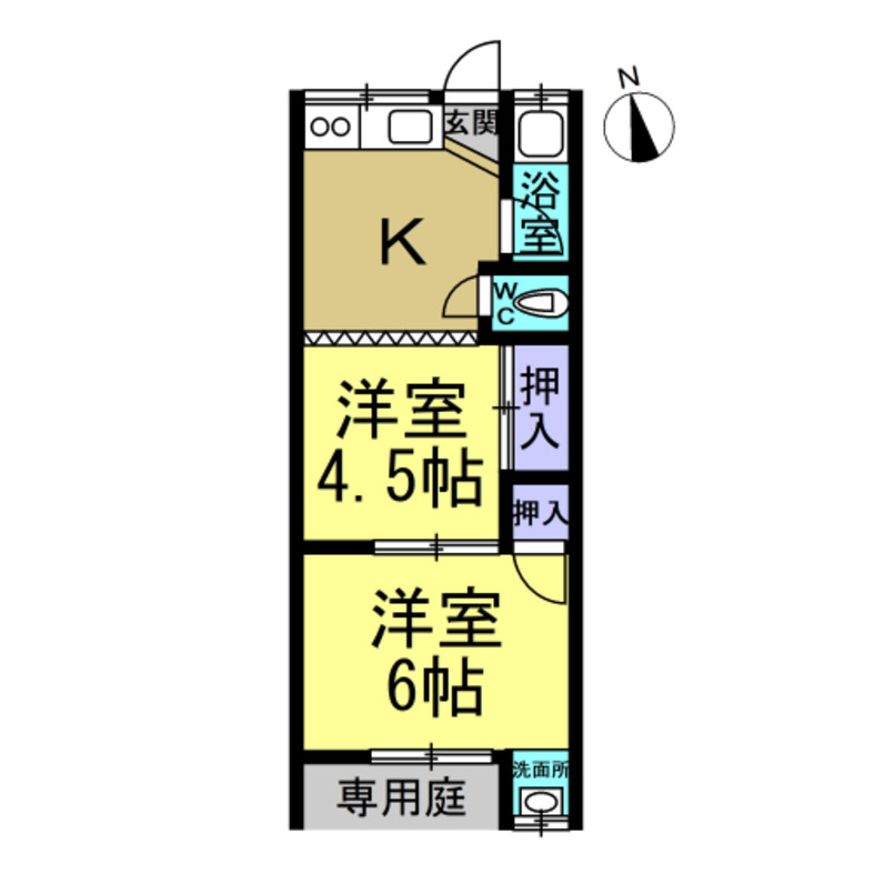 メゾンサガノの間取り