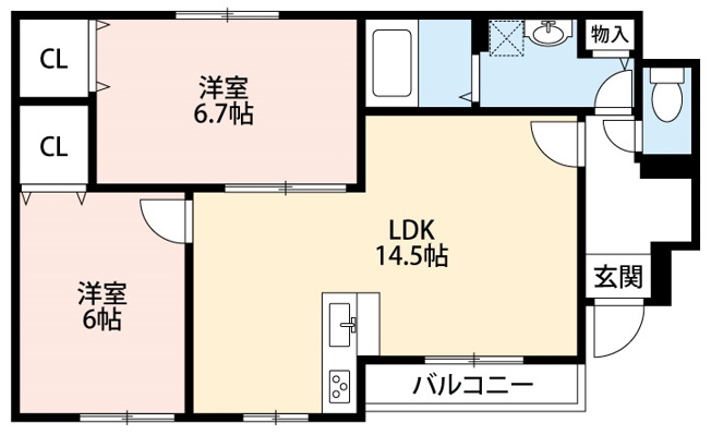【間取り】 | リーブル和