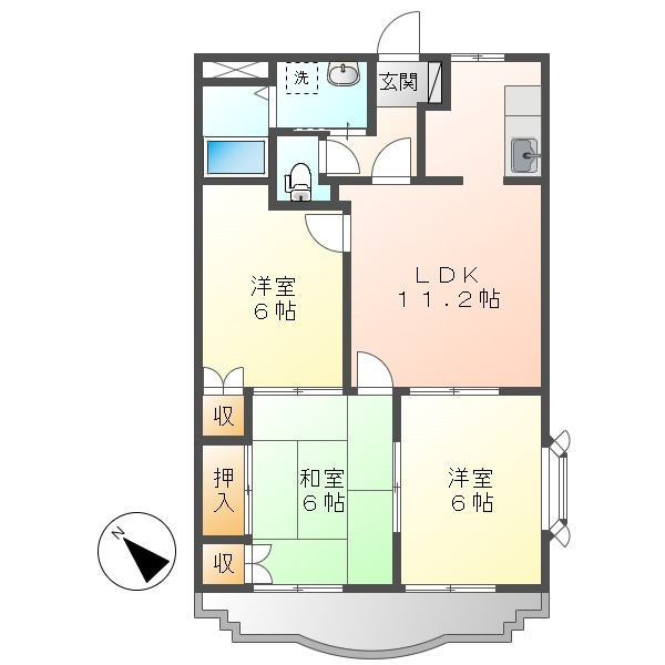 サンライズの間取り