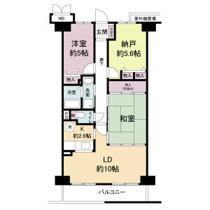 【間取り】 | アディーレ八尾