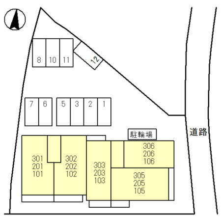 コロラート狭山の区画図
