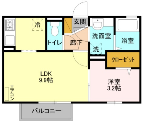 ロンサールの間取り