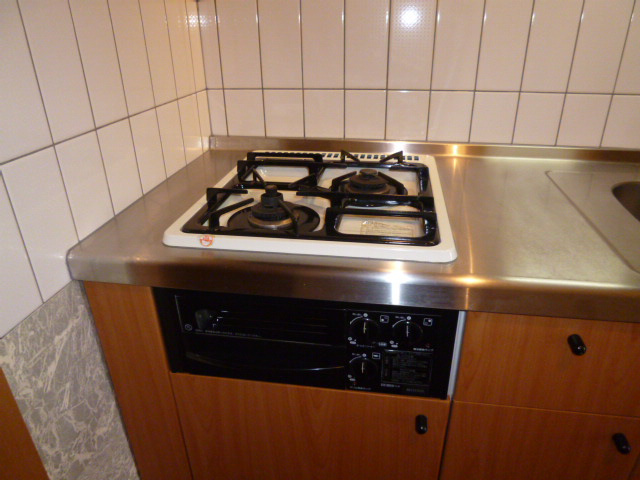 プレパルクのキッチン|２口コンロつき