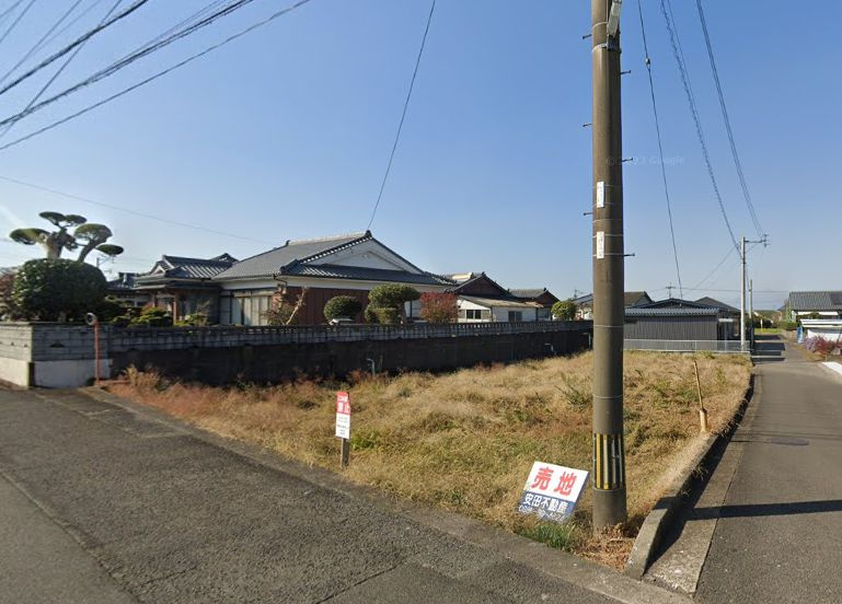 都城市安久町の売地の外観