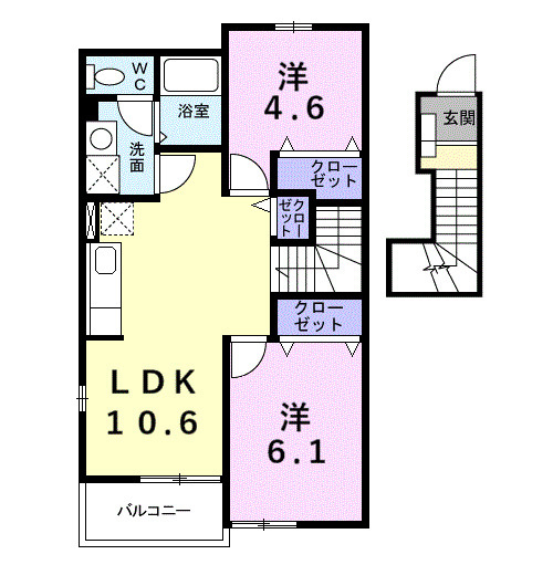アンジュの間取り