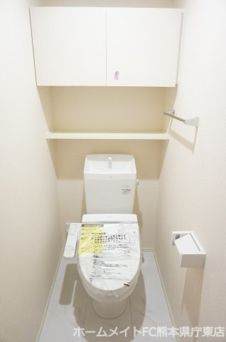 熊本市東区沼山津２丁目のアパートのトイレ