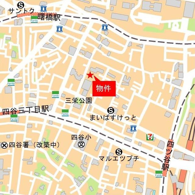 パークホームズ四谷ザレジデンスの地図|パークホームズ四谷ザレジデンス