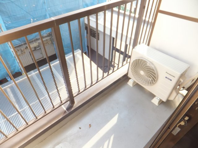 Pコーポラスのバルコニー