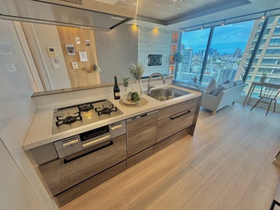 【キッチン】 | シティタワー麻布十番 | お料理しやすいキッチンです