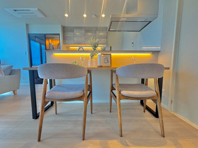 【居間・リビング】 | シティタワー麻布十番 | 使いやすい居間です