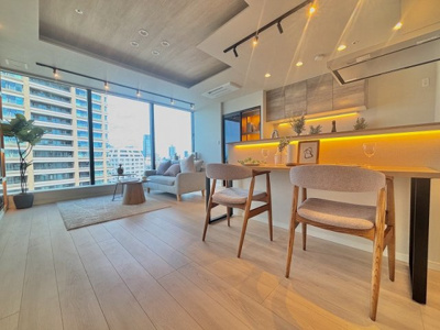 【居間・リビング】 | シティタワー麻布十番 | 使いやすいリビングです