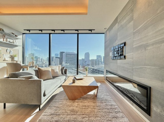 【居間・リビング】 | シティタワー麻布十番 | 居間です