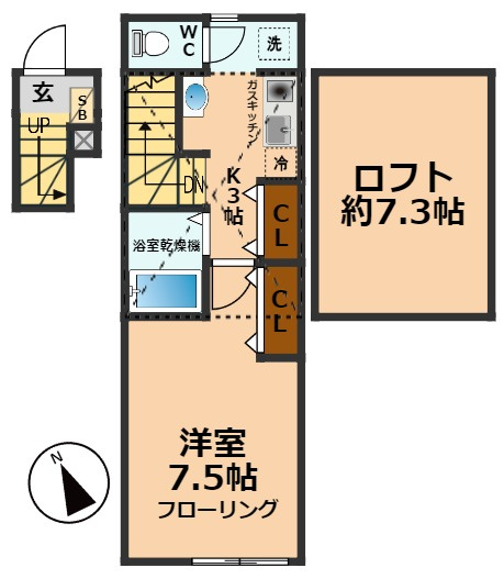【間取り】 | ROWHOUSE西永福