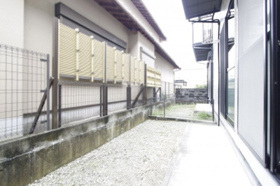 【庭】 | ハイランドコートⅡ | お庭の付いた物件です