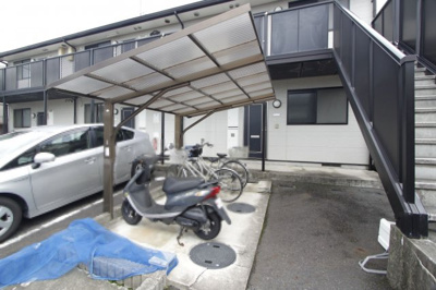 【その他共用部分】 | ハイランドコートⅡ | 駐輪場です