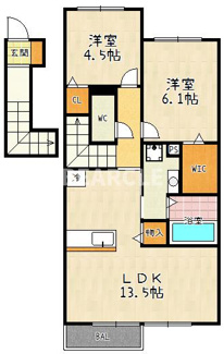 【間取り】 | セジュール６２３ Ⅱ