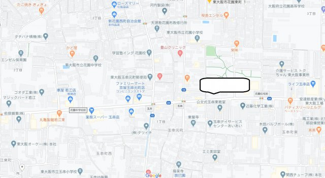 メゾンソレイユの地図