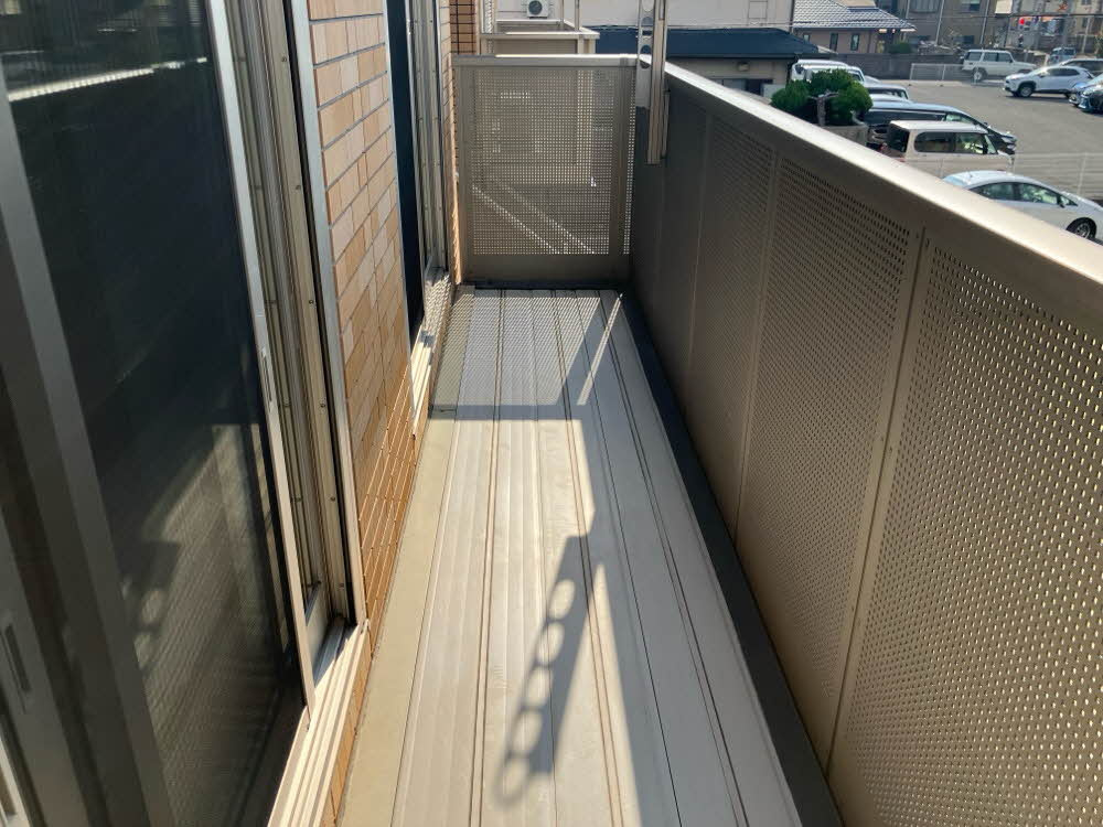 リッチンコートⅠのバルコニー