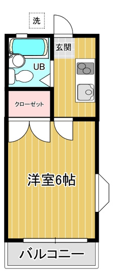 【間取り】 | コーポラベンダー