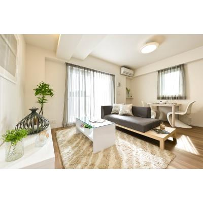 ParkAxis浅草・田原町の居間・リビング|モデルルーム