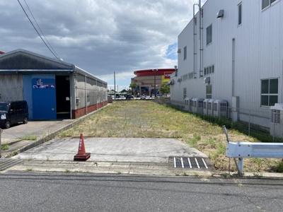 【外観】 | 四日市市河原田町　事業用地 | 敷地西側より