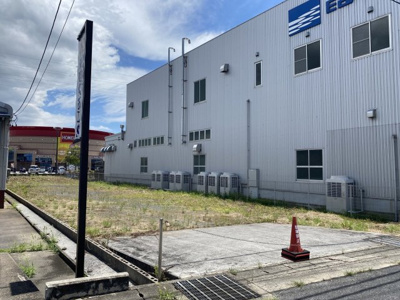 【外観】 | 四日市市河原田町　事業用地 | 敷地西側より